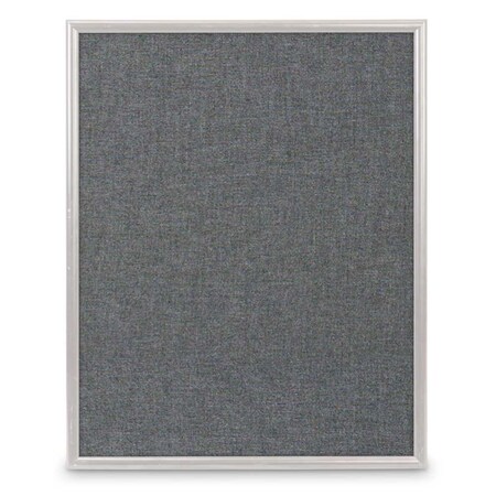United Visual Products Corkboard, Fabric, Blk/Lime, 2 Door, 60x36" UV304-BLACK-KEYLIME